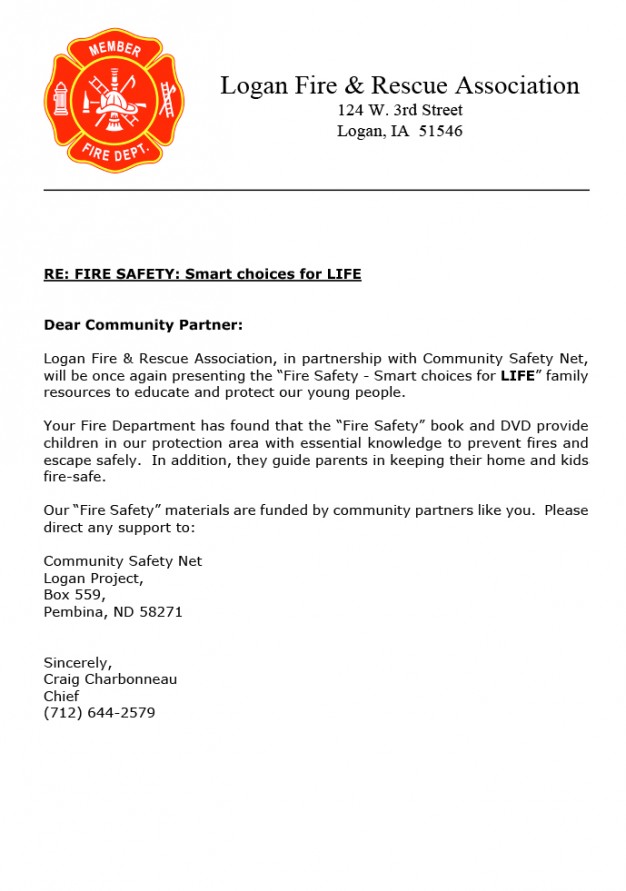 Request Letter For Fire Drill